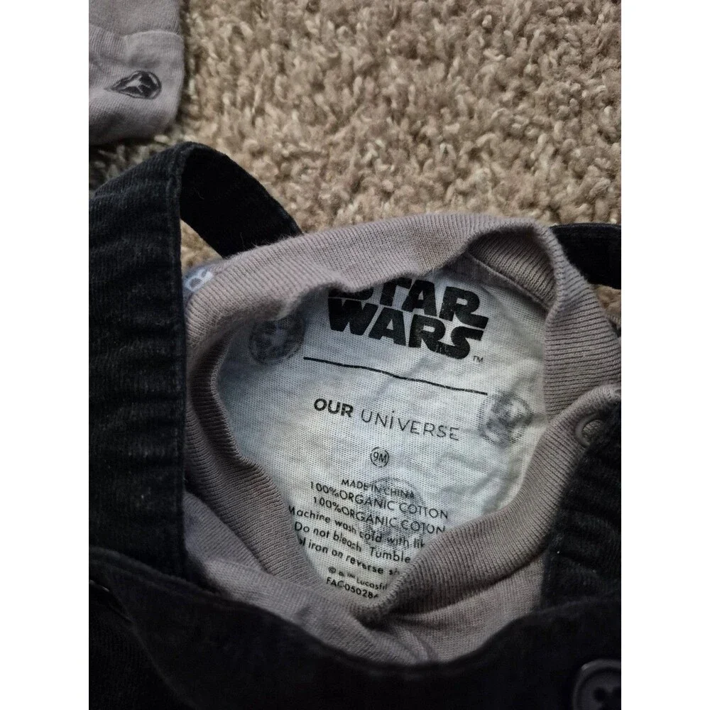 Starwars 3 piece bundle size 6-9 months
